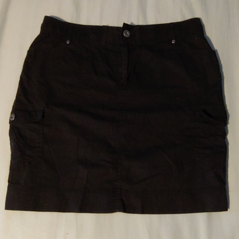 Black Skirt Size 10 With Stretch Waist